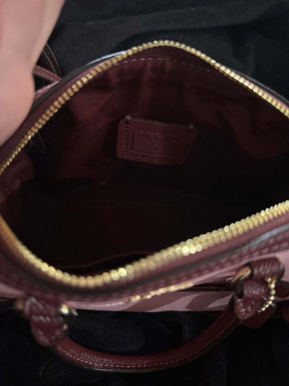 Coach Pink and Brown Satchel - Picture 12 of 13